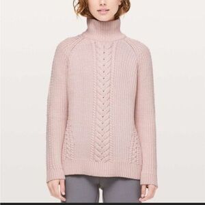Lululemom knit turtleneck sweater